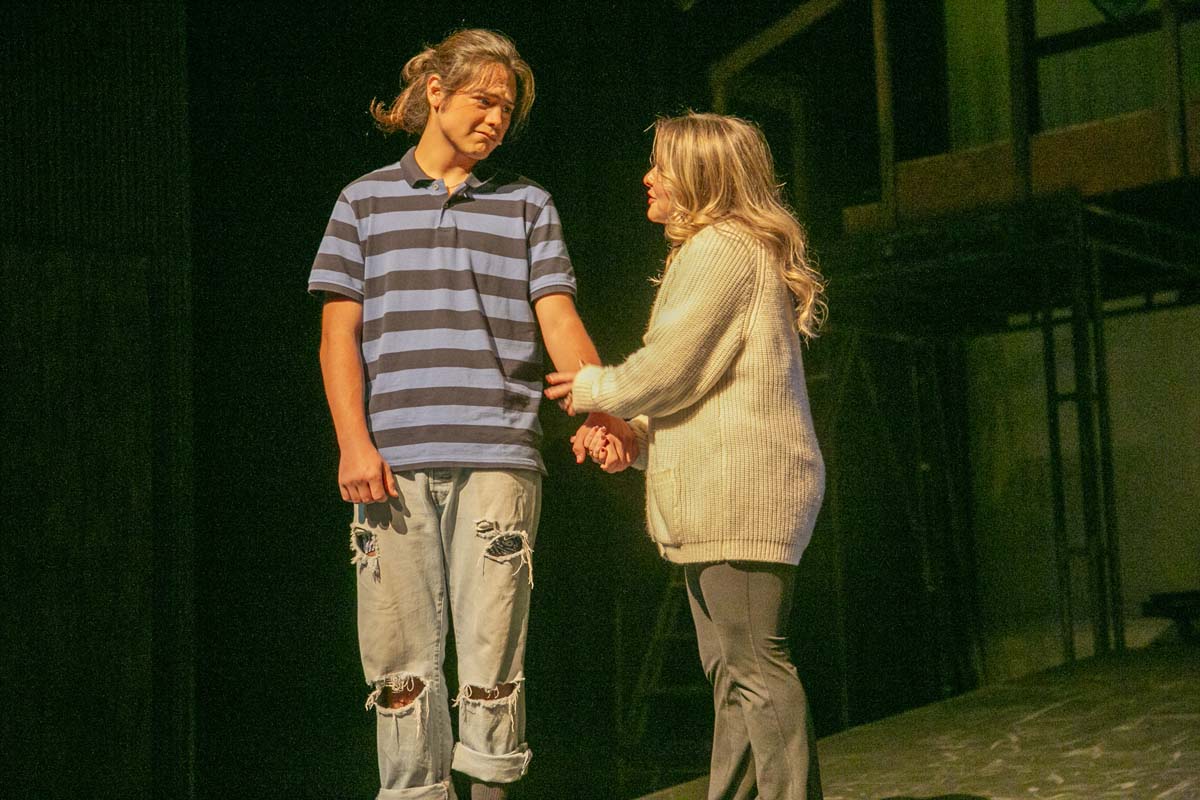 Students perform in The Lightning Thief at CHC.