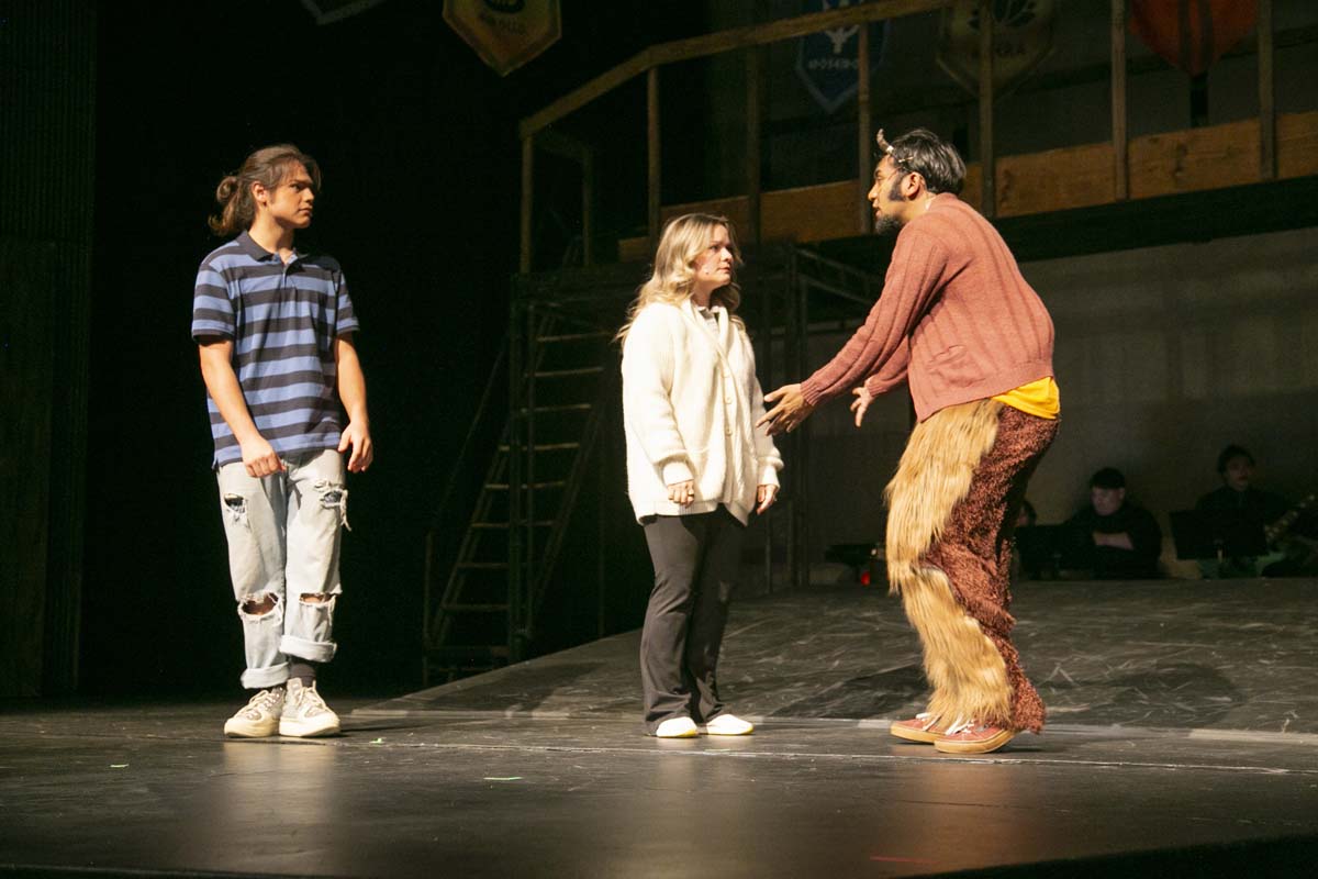 Students perform in The Lightning Thief at CHC.