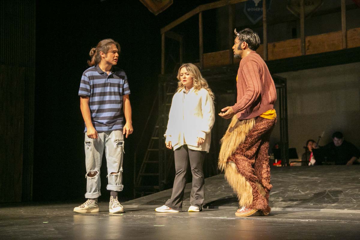 Students perform in The Lightning Thief at CHC.