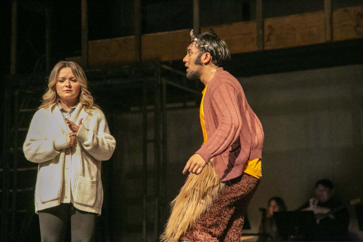 Students perform in The Lightning Thief at CHC.