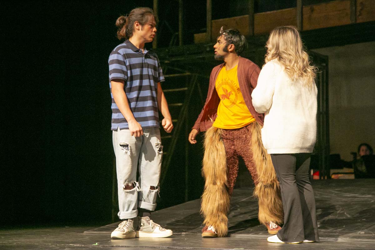 Students perform in The Lightning Thief at CHC.