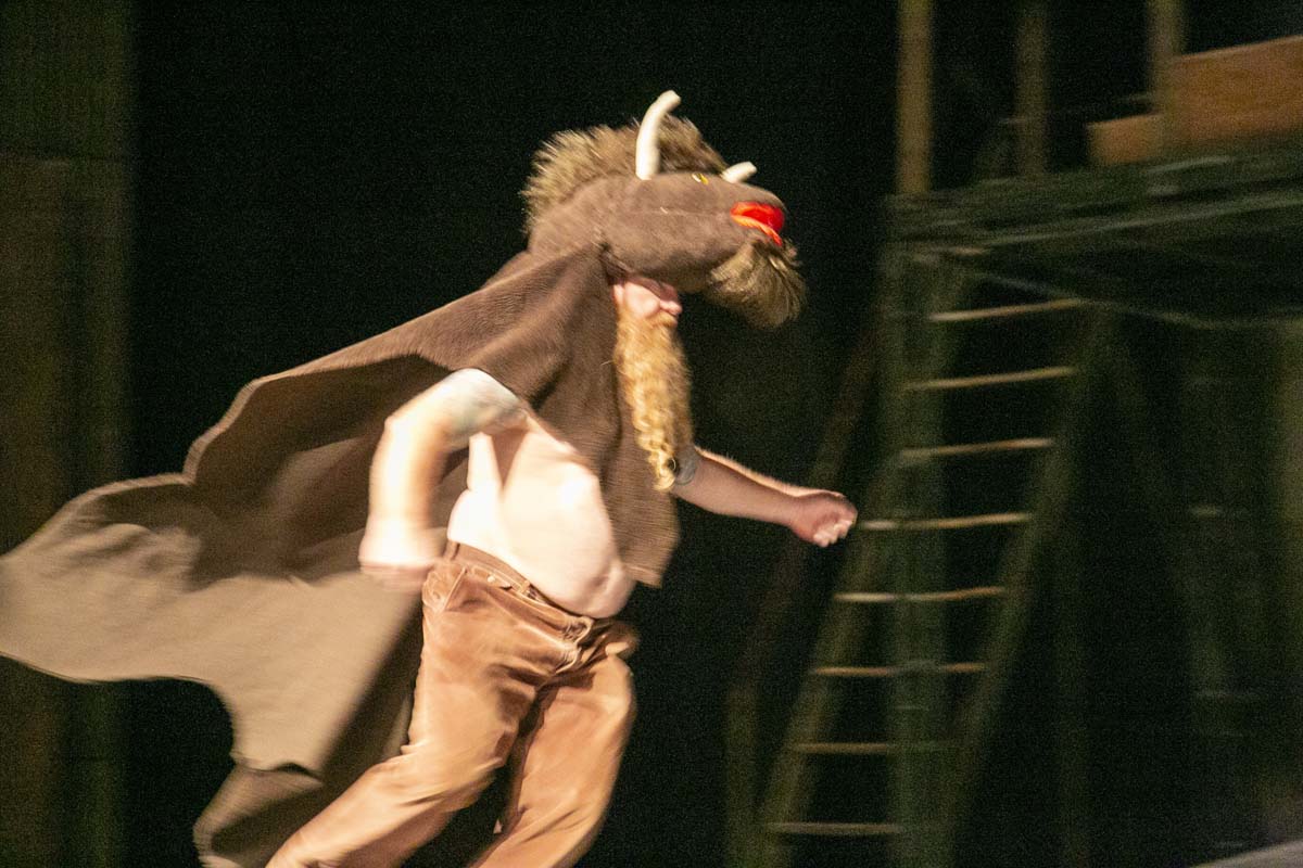 Students perform in The Lightning Thief at CHC.