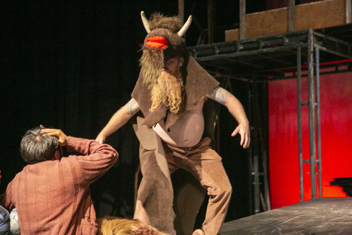 Students perform in The Lightning Thief at CHC.