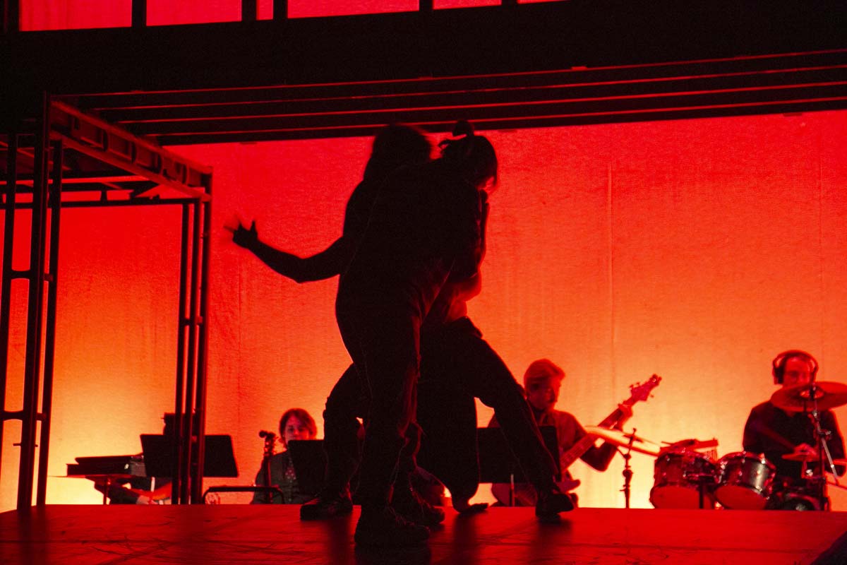 Students perform in The Lightning Thief at CHC.