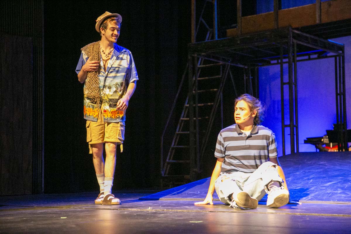 Students perform in The Lightning Thief at CHC.