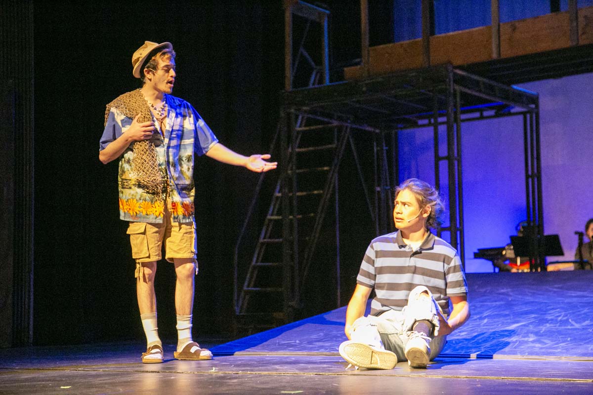 Students perform in The Lightning Thief at CHC.