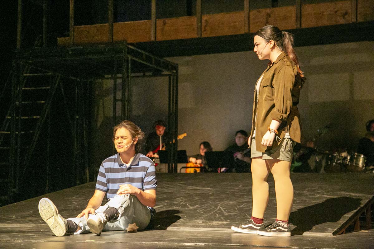 Students perform in The Lightning Thief at CHC.