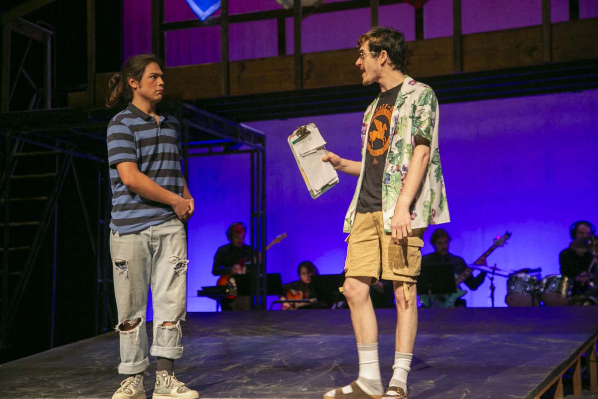 Students perform in The Lightning Thief at CHC.