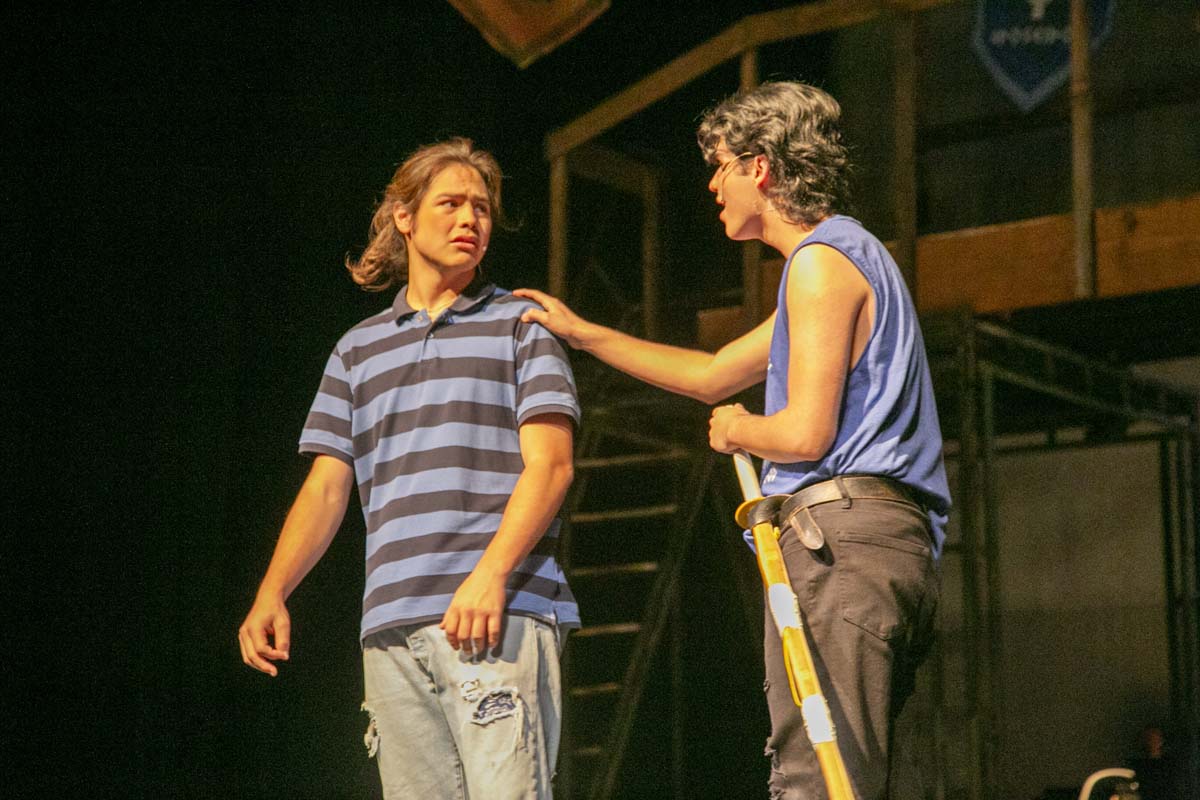 Students perform in The Lightning Thief at CHC.