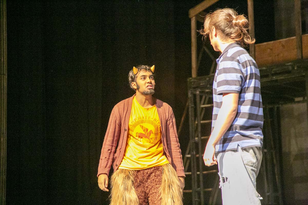 Students perform in The Lightning Thief at CHC.