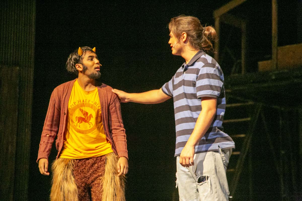 Students perform in The Lightning Thief at CHC.