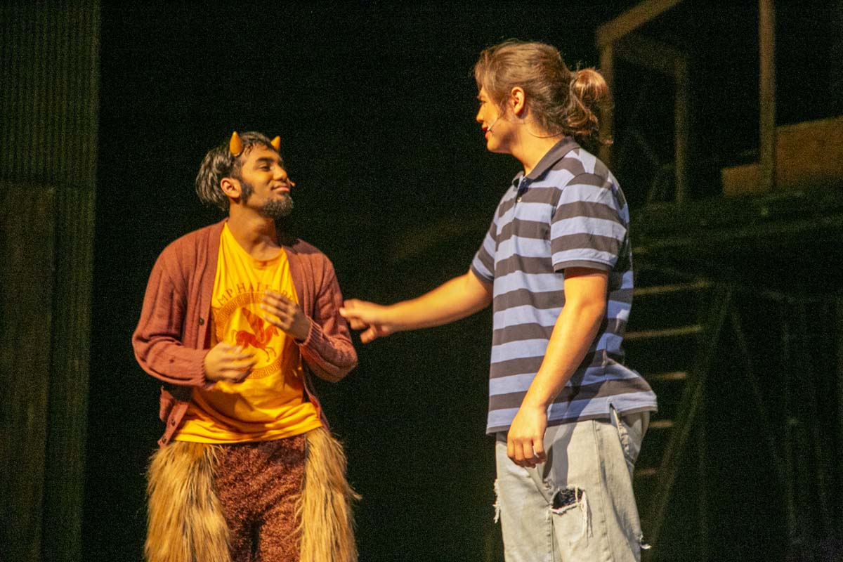 Students perform in The Lightning Thief at CHC.