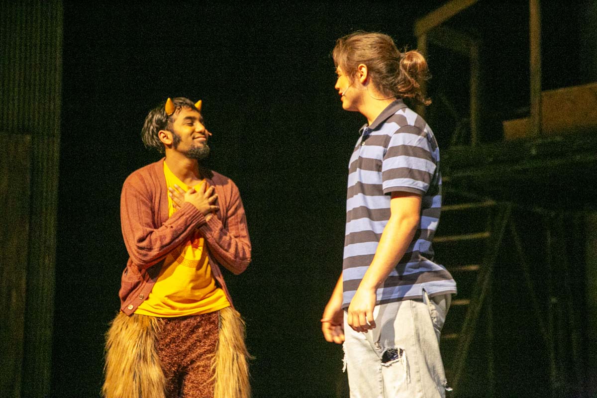 Students perform in The Lightning Thief at CHC.