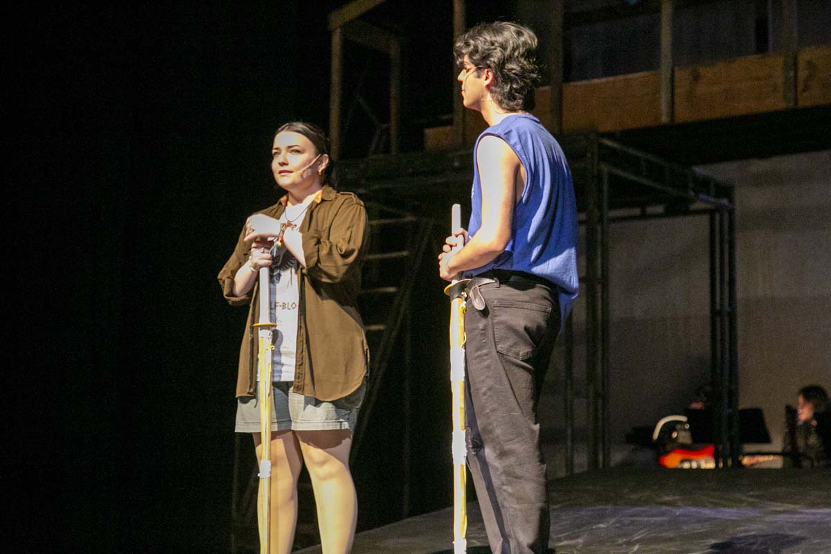 Students perform in The Lightning Thief at CHC.