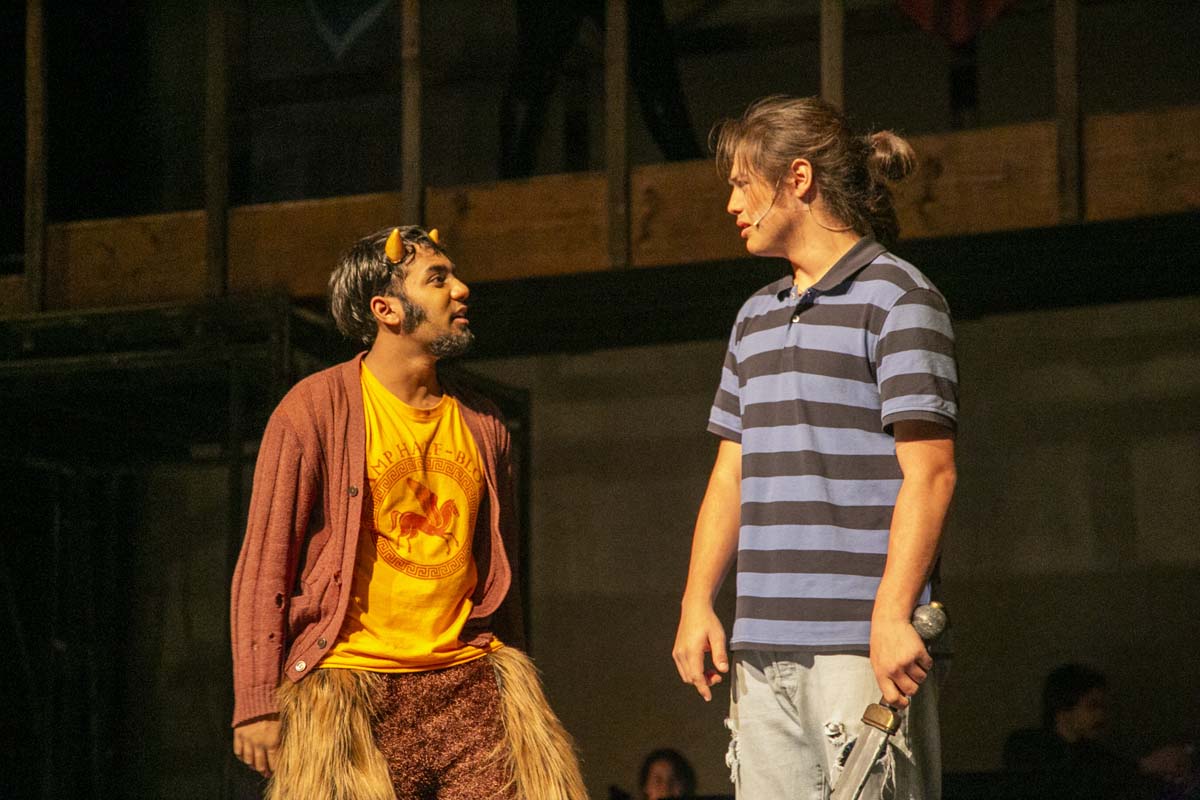 Students perform in The Lightning Thief at CHC.