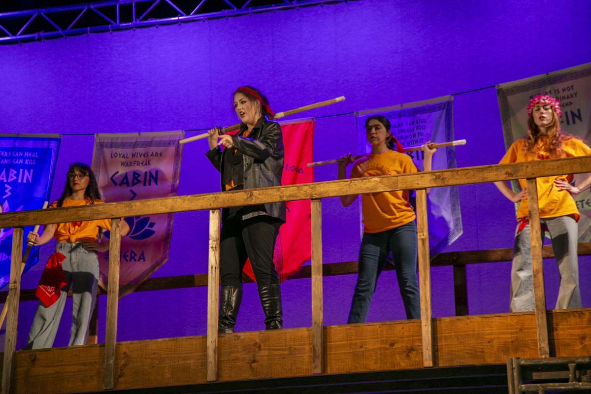 Students perform in The Lightning Thief at CHC.