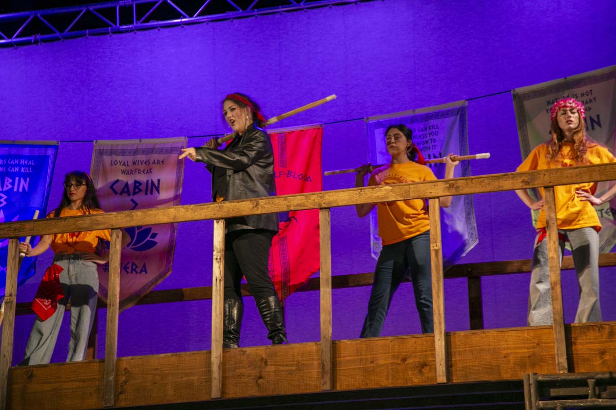 Students perform in The Lightning Thief at CHC.