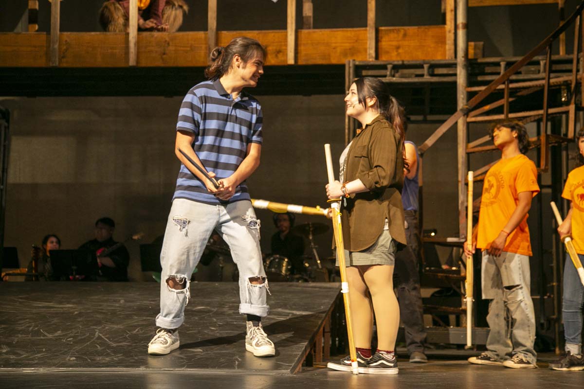 Students perform in The Lightning Thief at CHC.