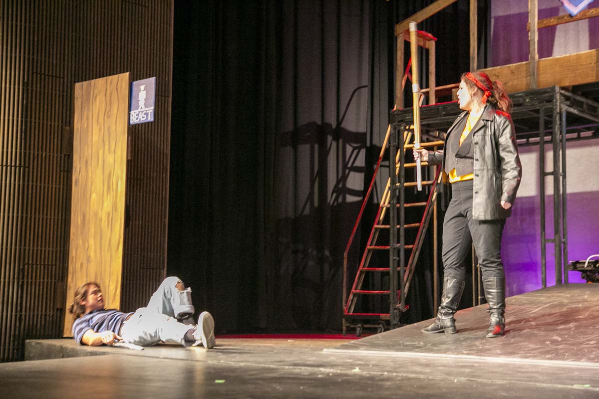 Students perform in The Lightning Thief at CHC.