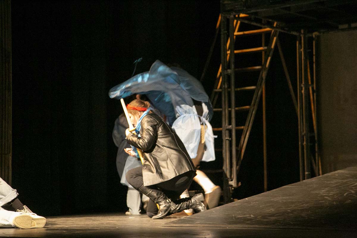 Students perform in The Lightning Thief at CHC.