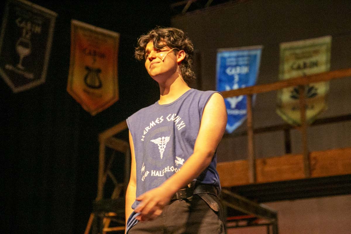 Students perform in The Lightning Thief at CHC.