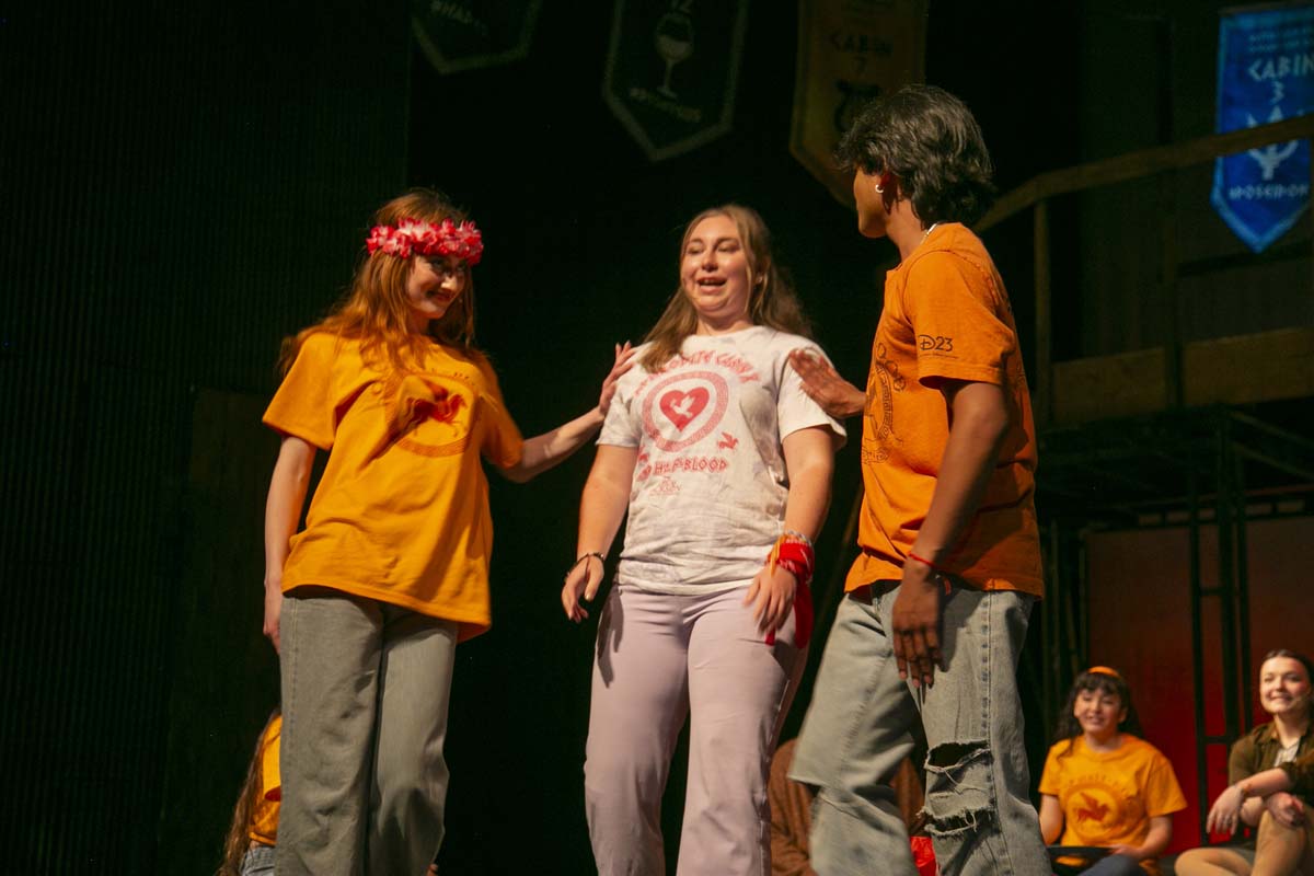 Students perform in The Lightning Thief at CHC.