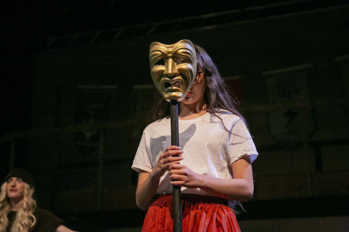 Students perform in The Lightning Thief at CHC.