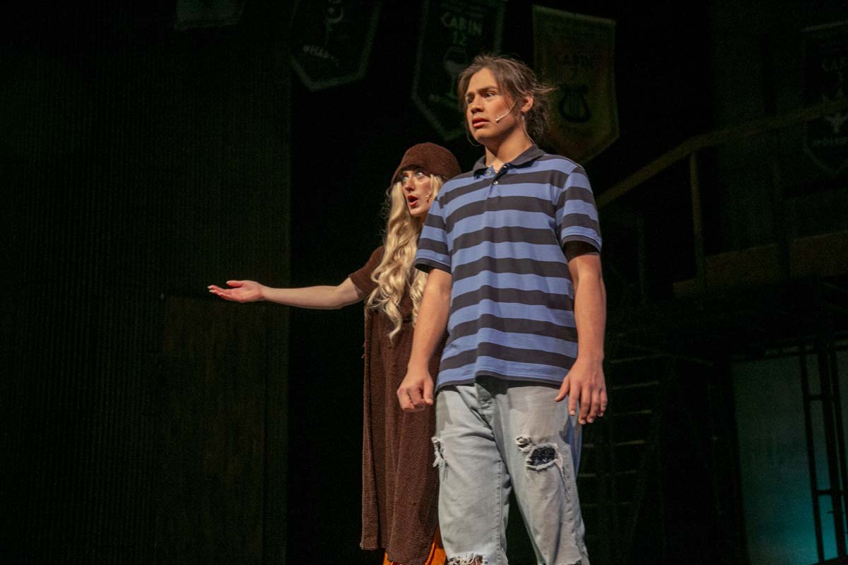 Students perform in The Lightning Thief at CHC.