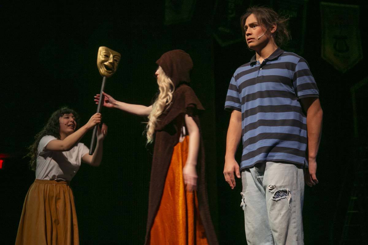 Students perform in The Lightning Thief at CHC.
