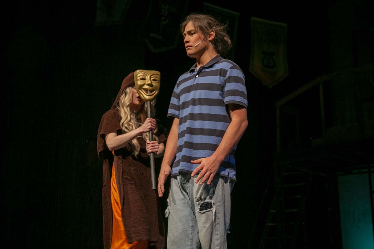 Students perform in The Lightning Thief at CHC.