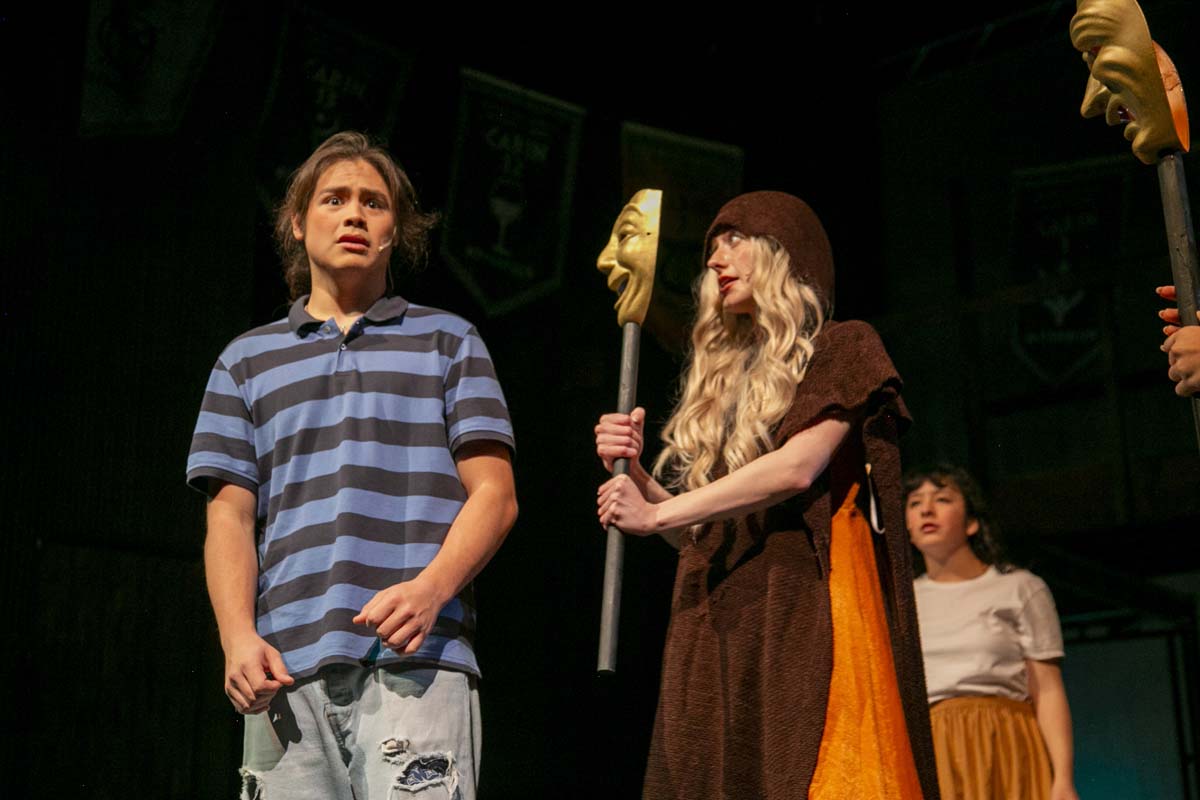 Students perform in The Lightning Thief at CHC.