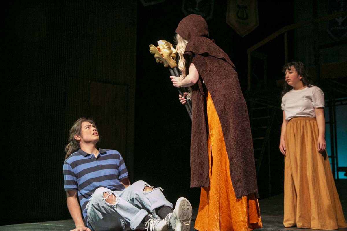 Students perform in The Lightning Thief at CHC.