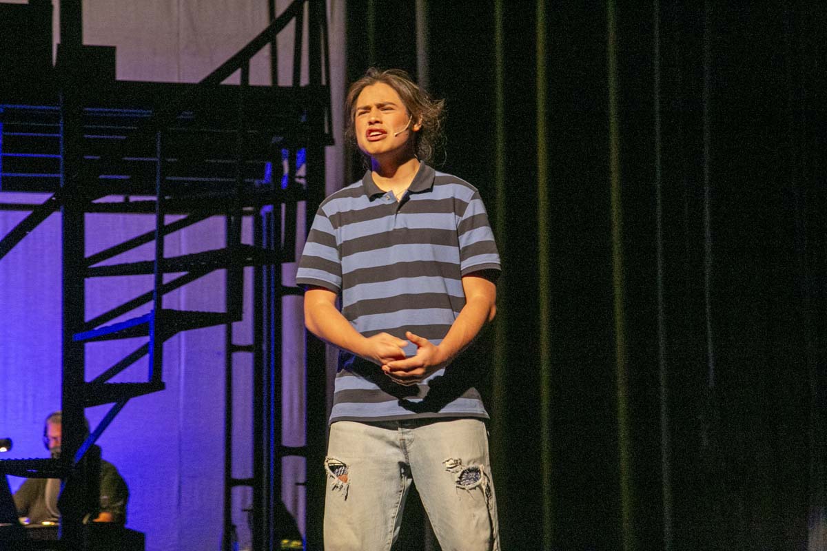 Students perform in The Lightning Thief at CHC.