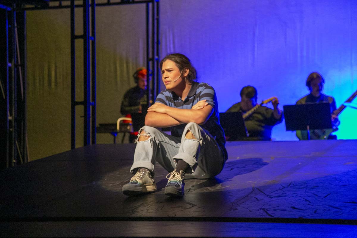 Students perform in The Lightning Thief at CHC.