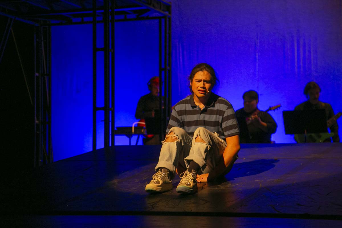 Students perform in The Lightning Thief at CHC.