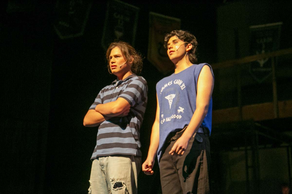 Students perform in The Lightning Thief at CHC.