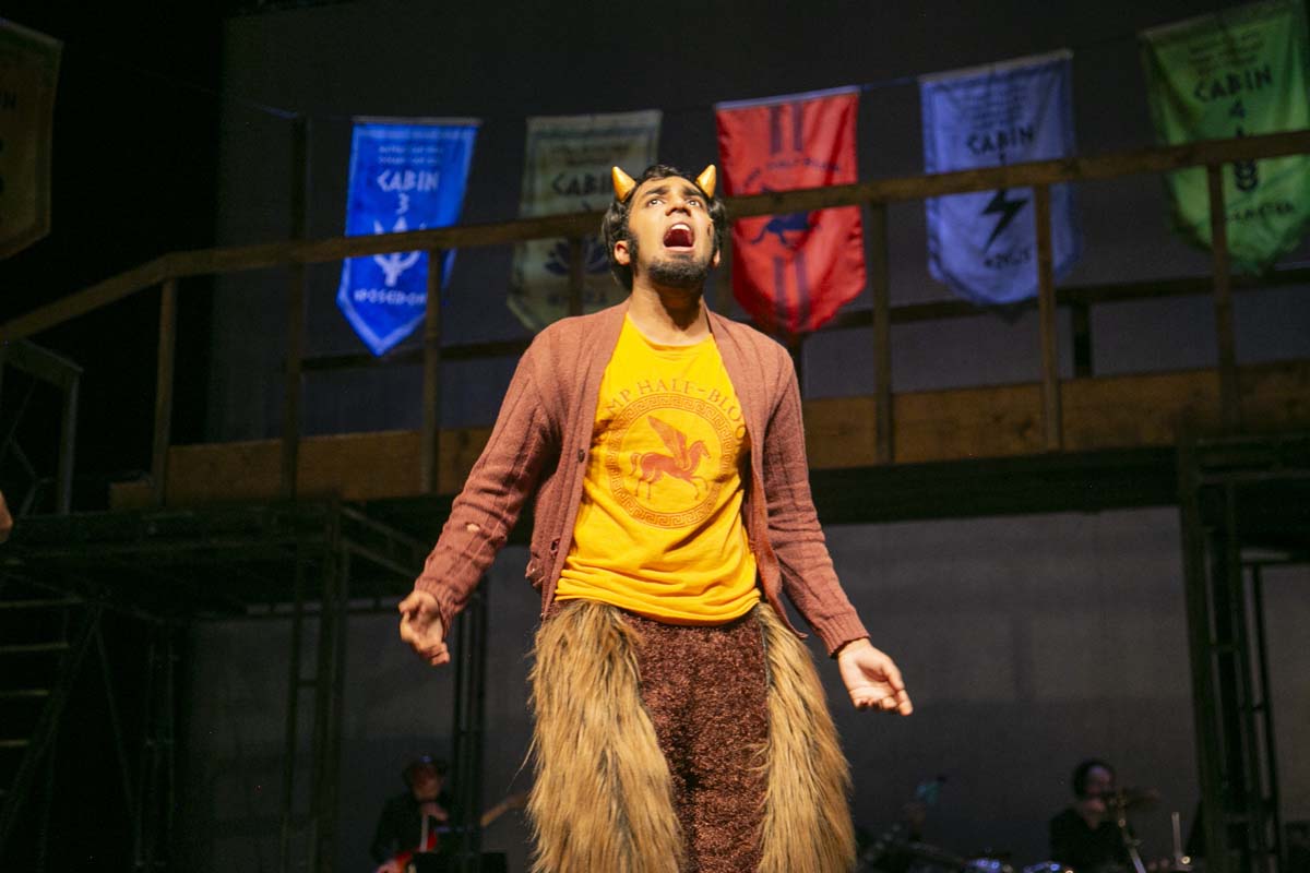 Students perform in The Lightning Thief at CHC.