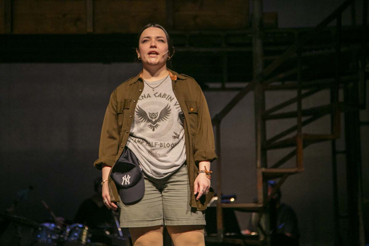 Students perform in The Lightning Thief at CHC.