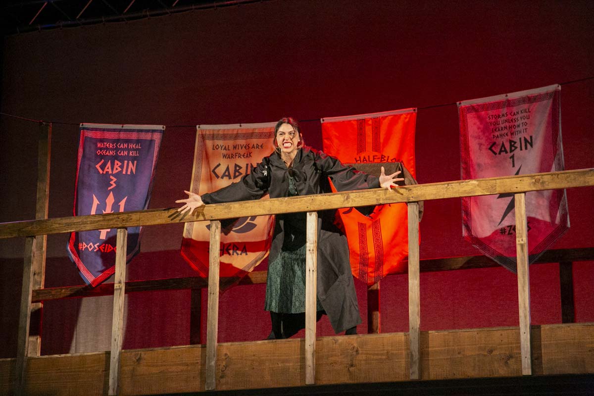 Students perform in The Lightning Thief at CHC.