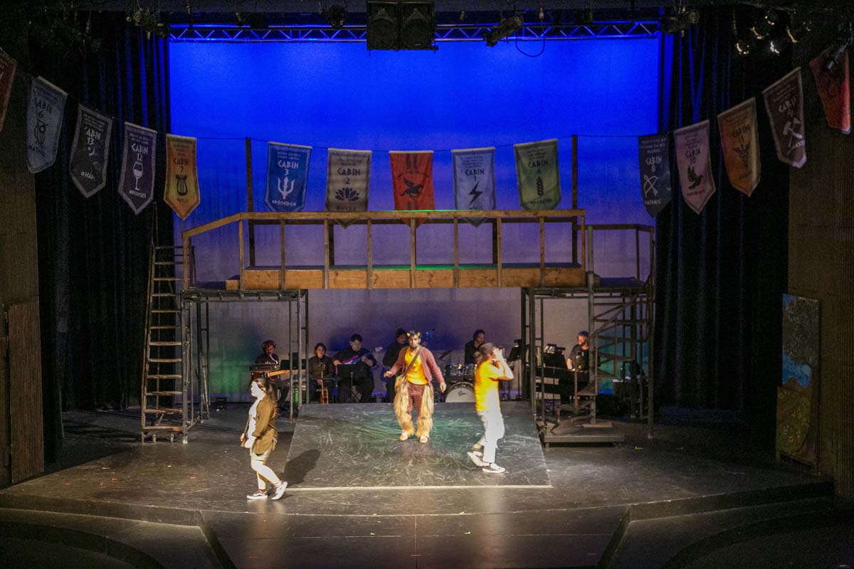 Students perform in The Lightning Thief at CHC.