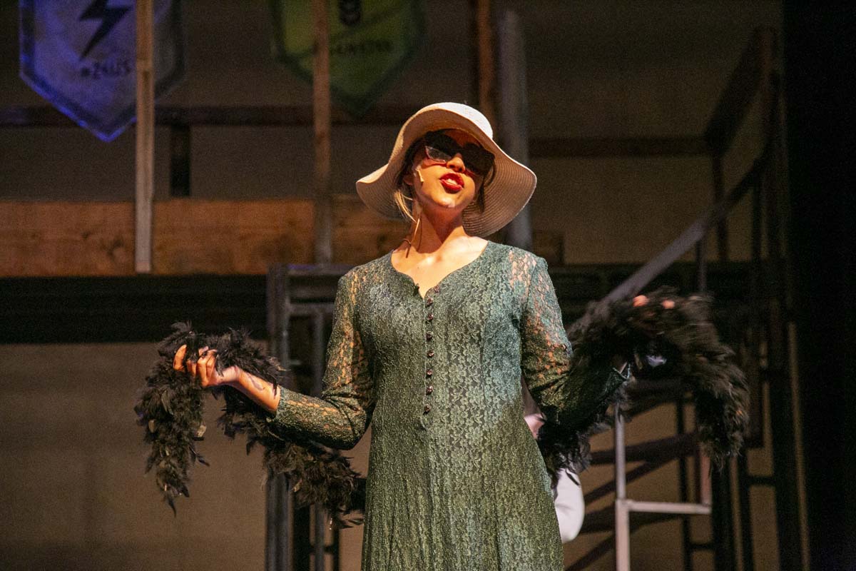 Students perform in The Lightning Thief at CHC.