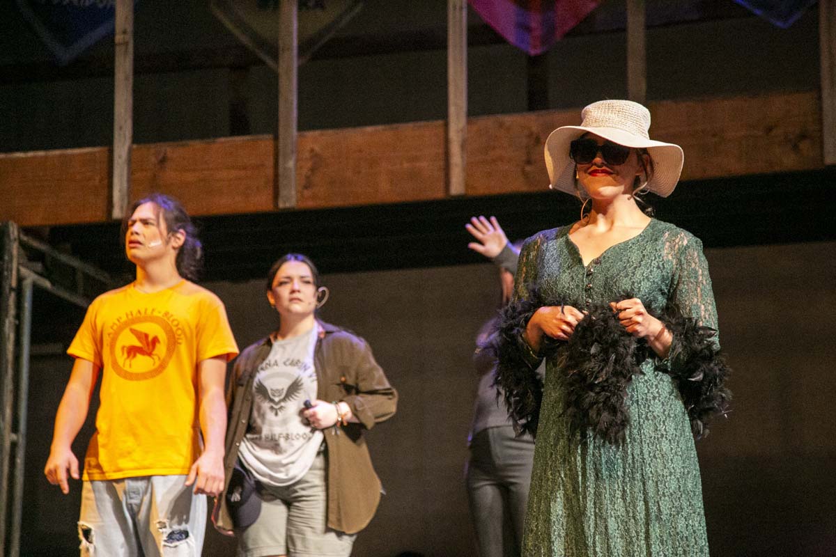 Students perform in The Lightning Thief at CHC.