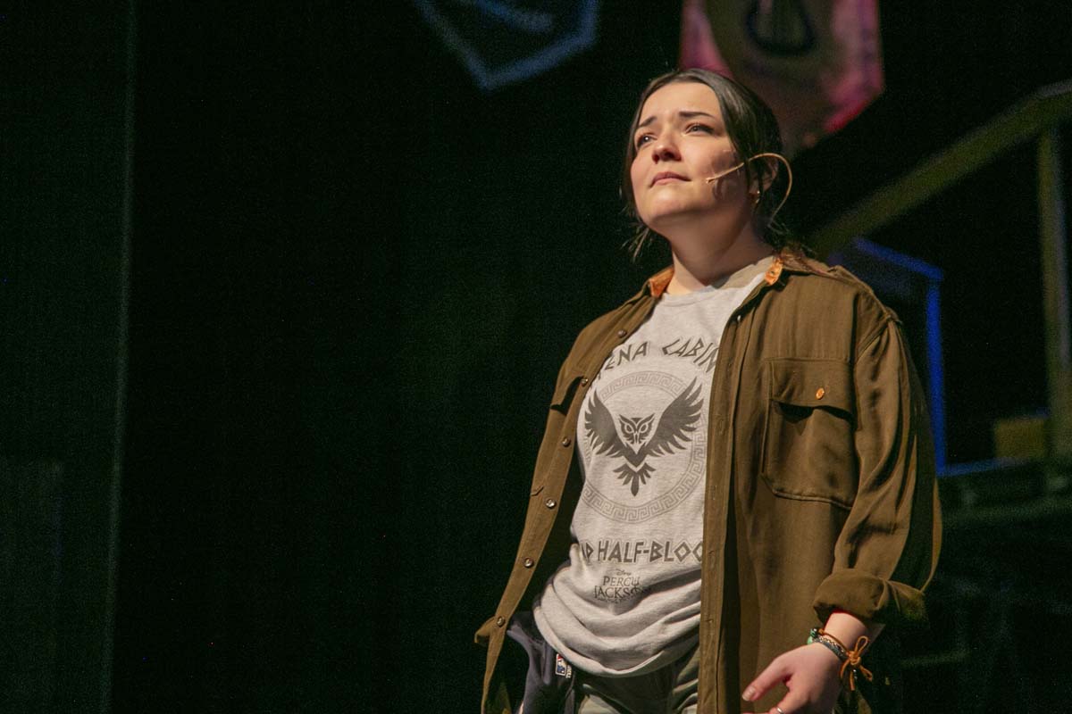 Students perform in The Lightning Thief at CHC.