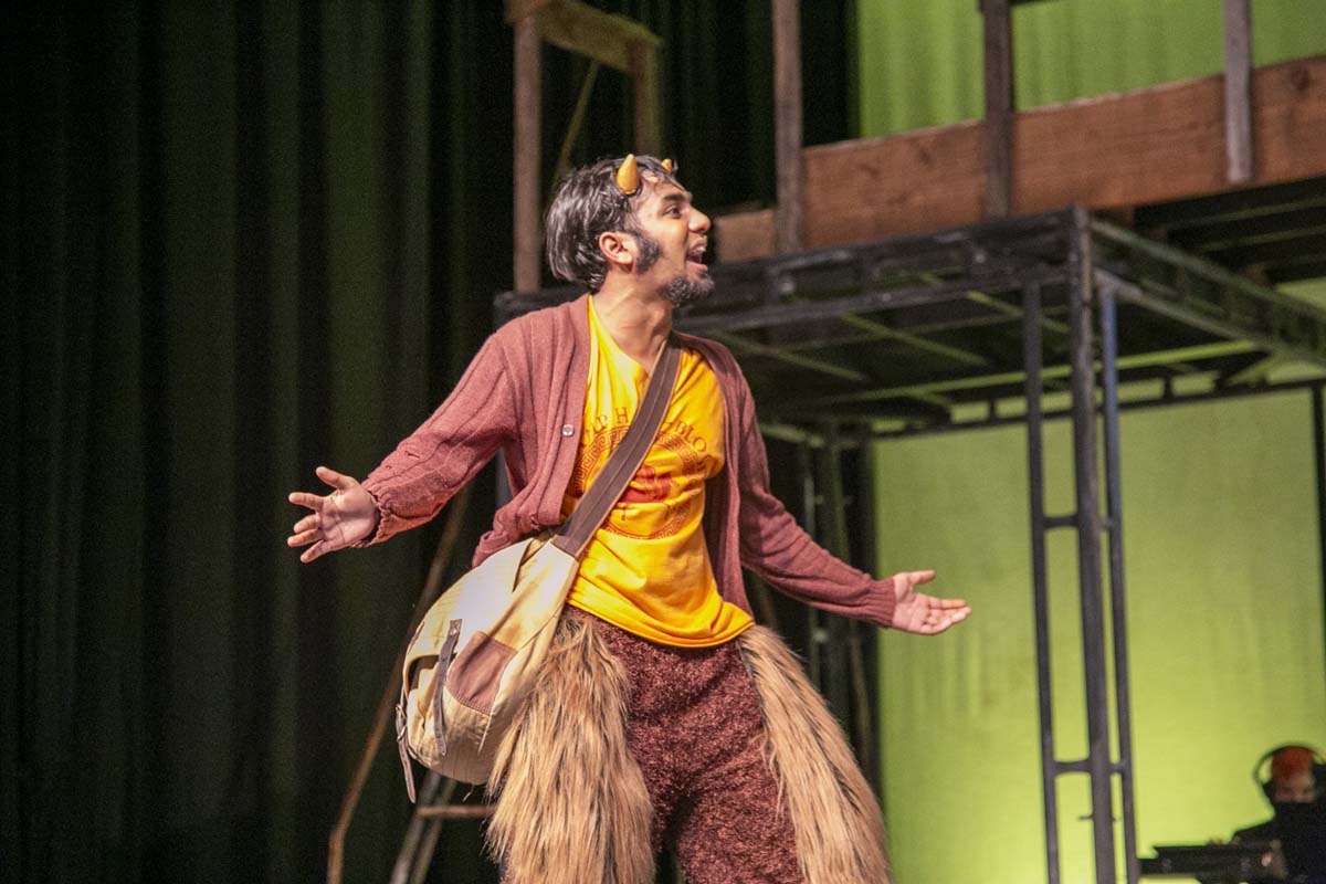 Students perform in The Lightning Thief at CHC.