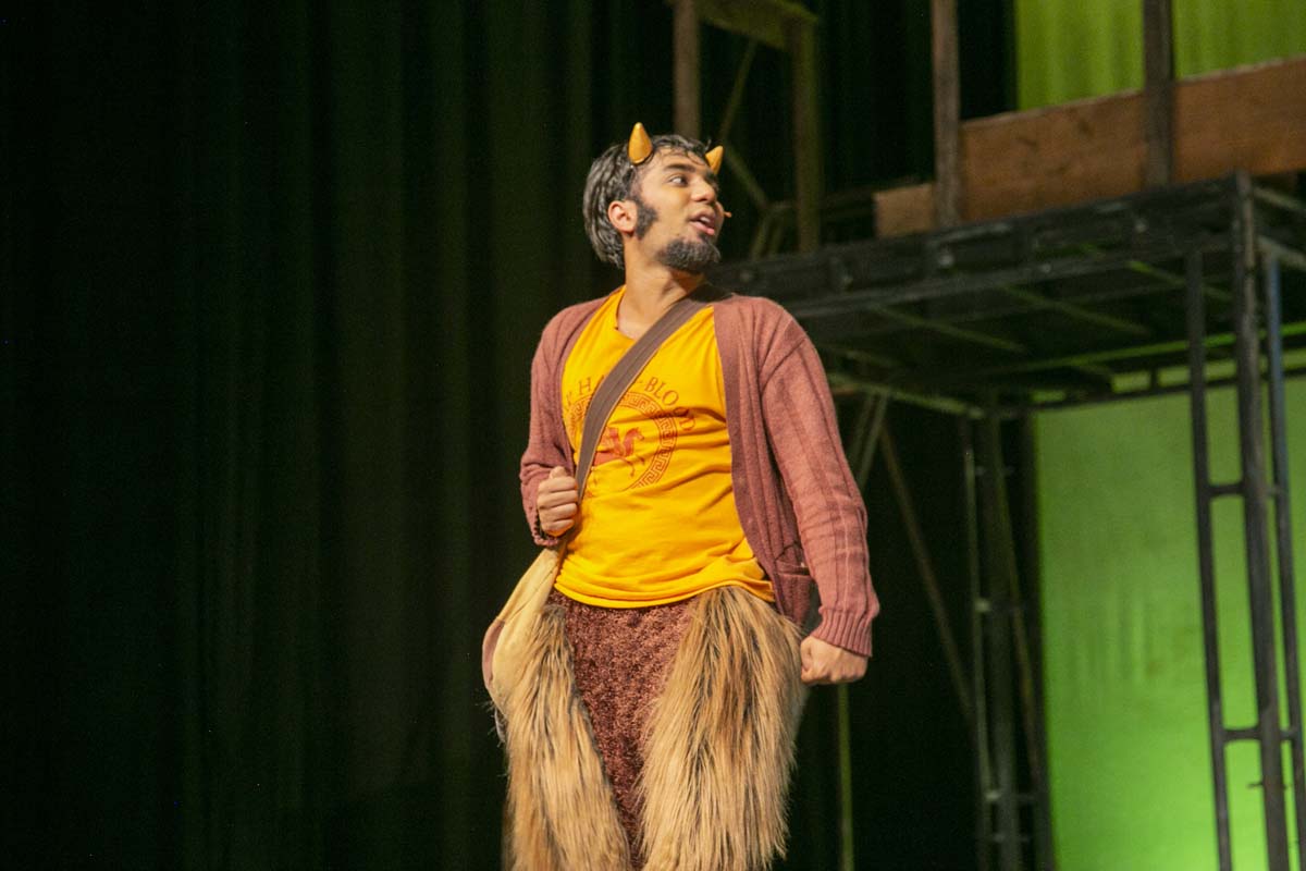 Students perform in The Lightning Thief at CHC.