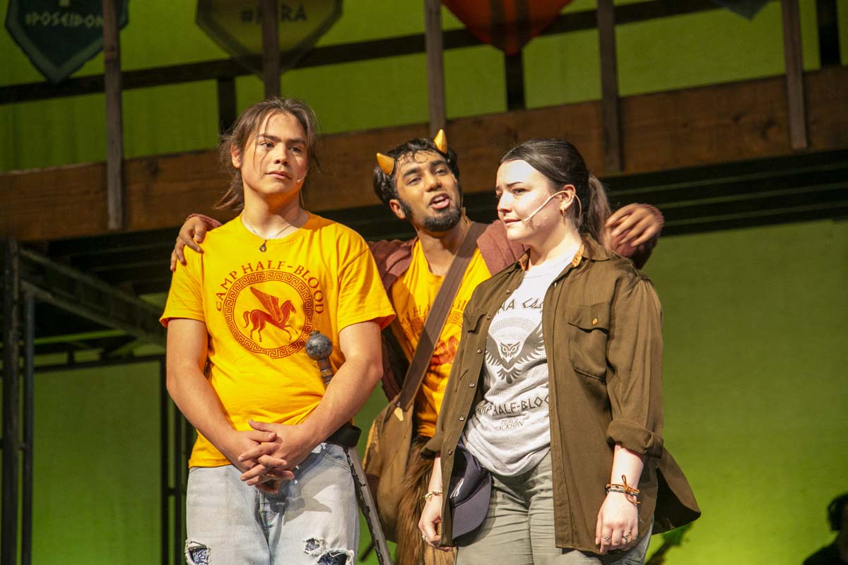 Students perform in The Lightning Thief at CHC.