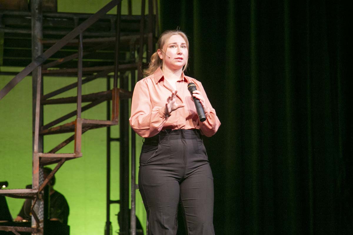 Students perform in The Lightning Thief at CHC.