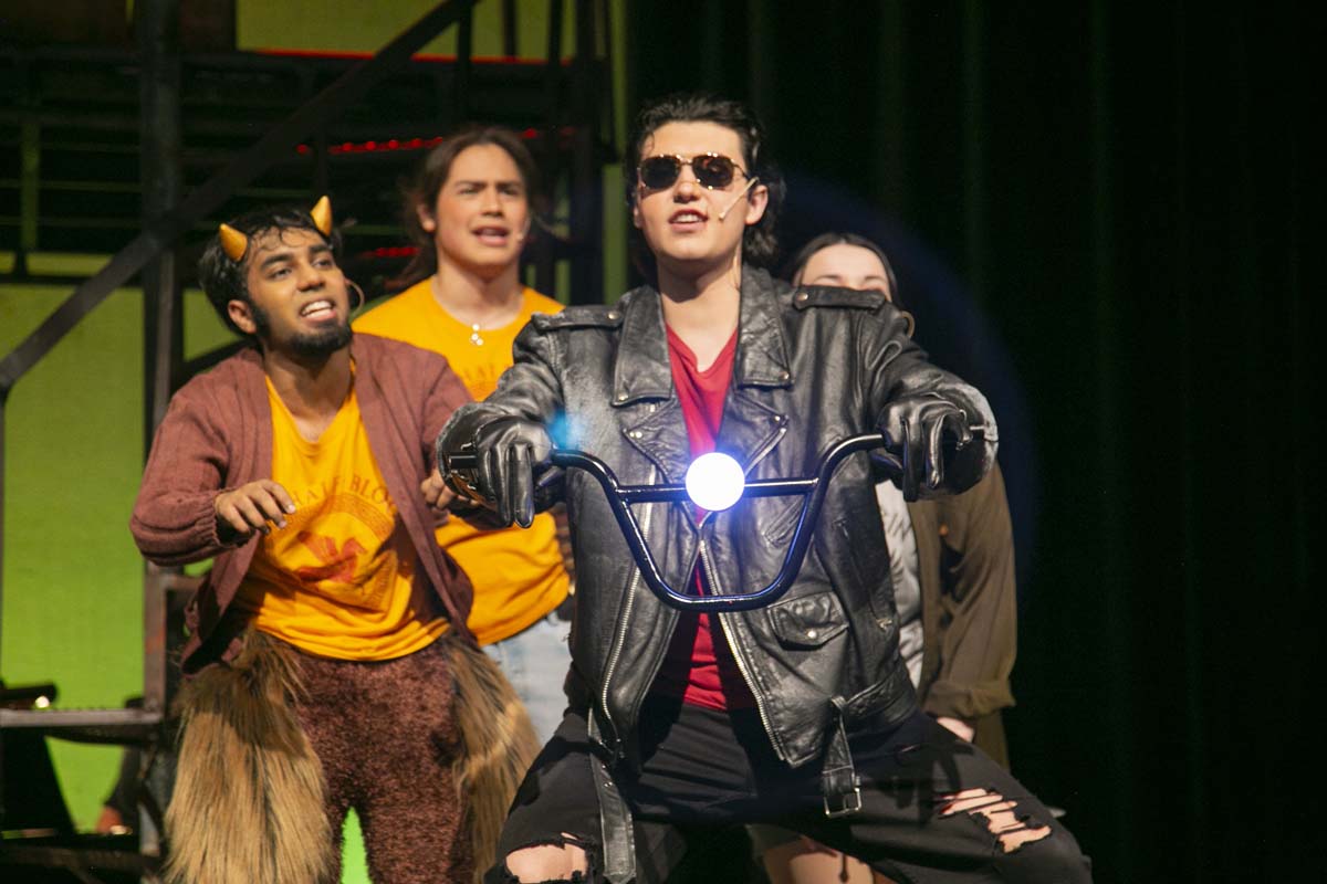 Students perform in The Lightning Thief at CHC.