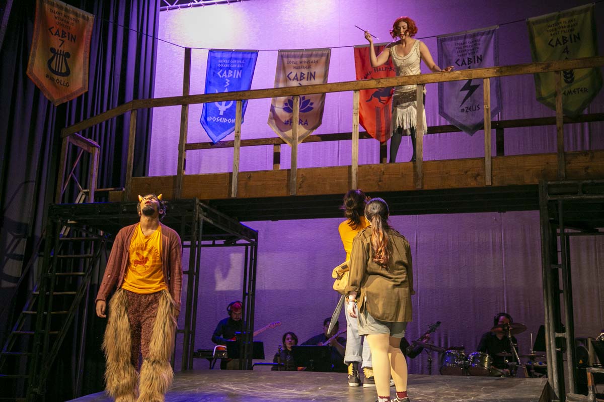 Students perform in The Lightning Thief at CHC.