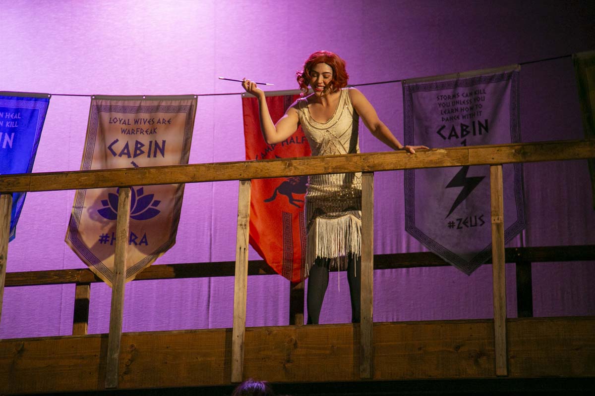 Students perform in The Lightning Thief at CHC.